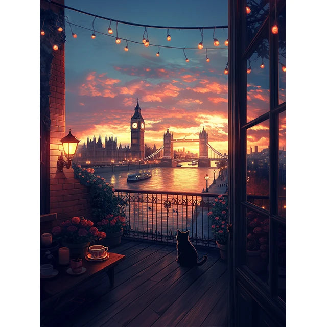 Balcony Whiskers By Judy
